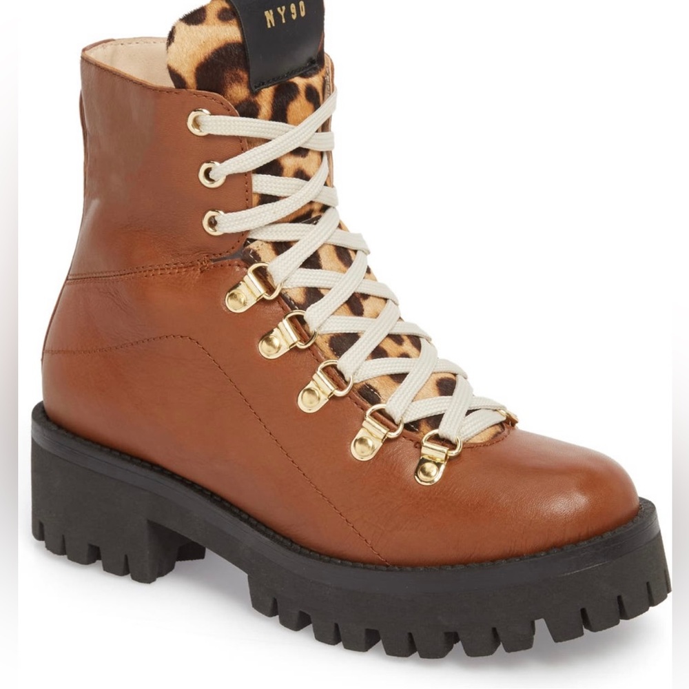 Steve Madden Boom Hiker Boot with Genuine Calf hair